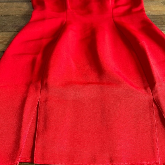 ASOS Red Sleeveless Cocktail Mini Dress - Picture 7 of 12